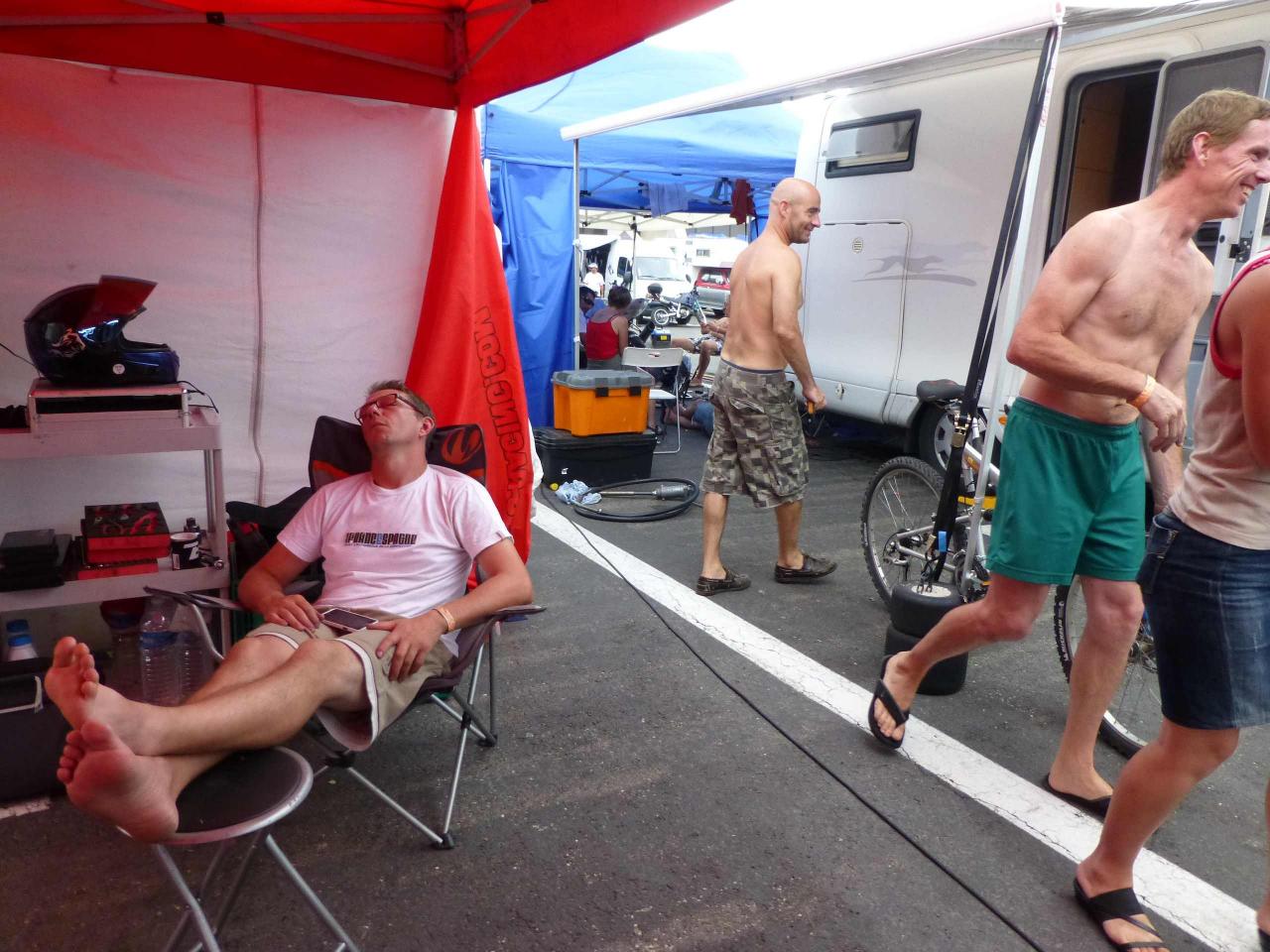 Le repos d'un pilote